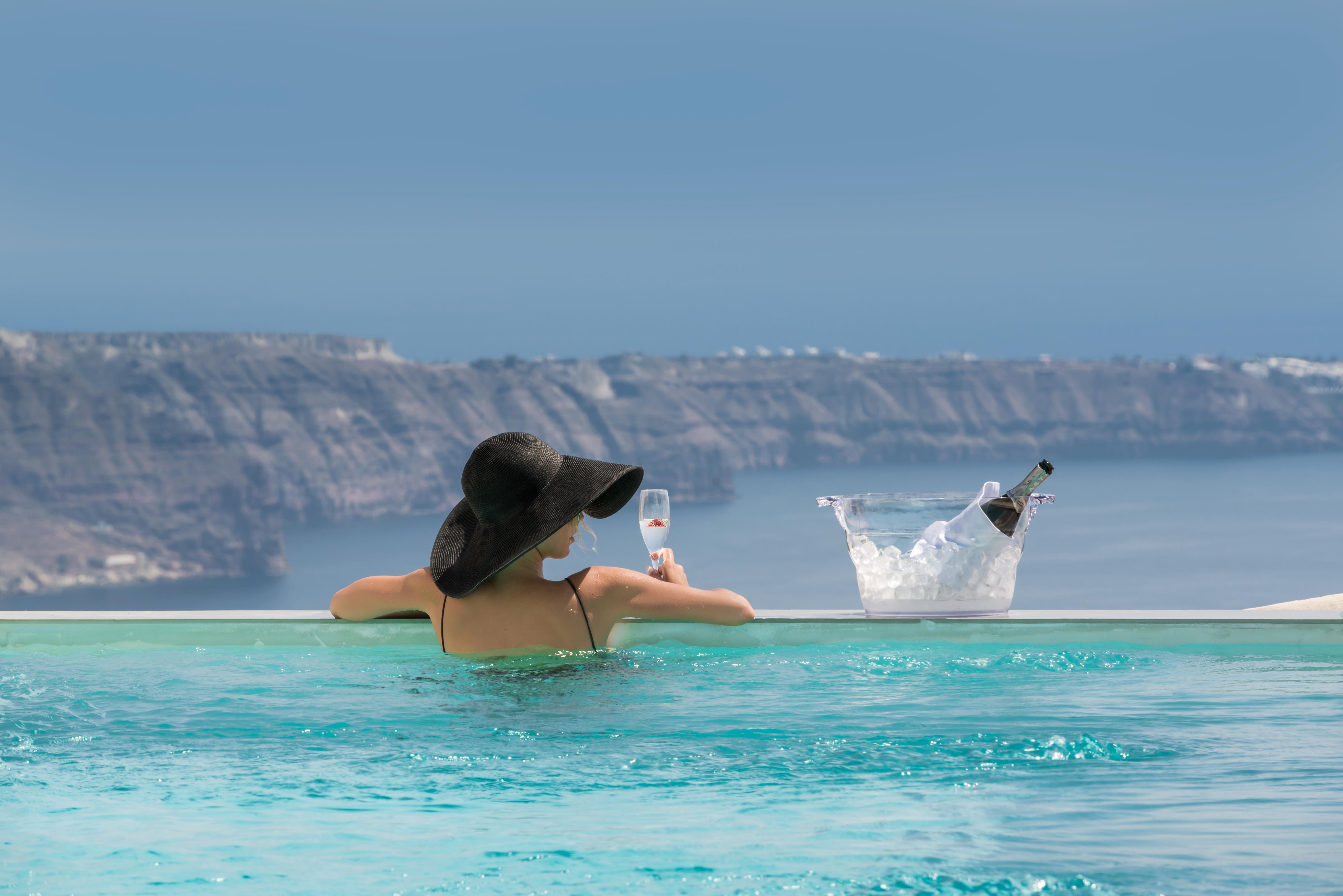 Mythical Blue Luxury Suites (Adults Only) Fira  Luaran gambar