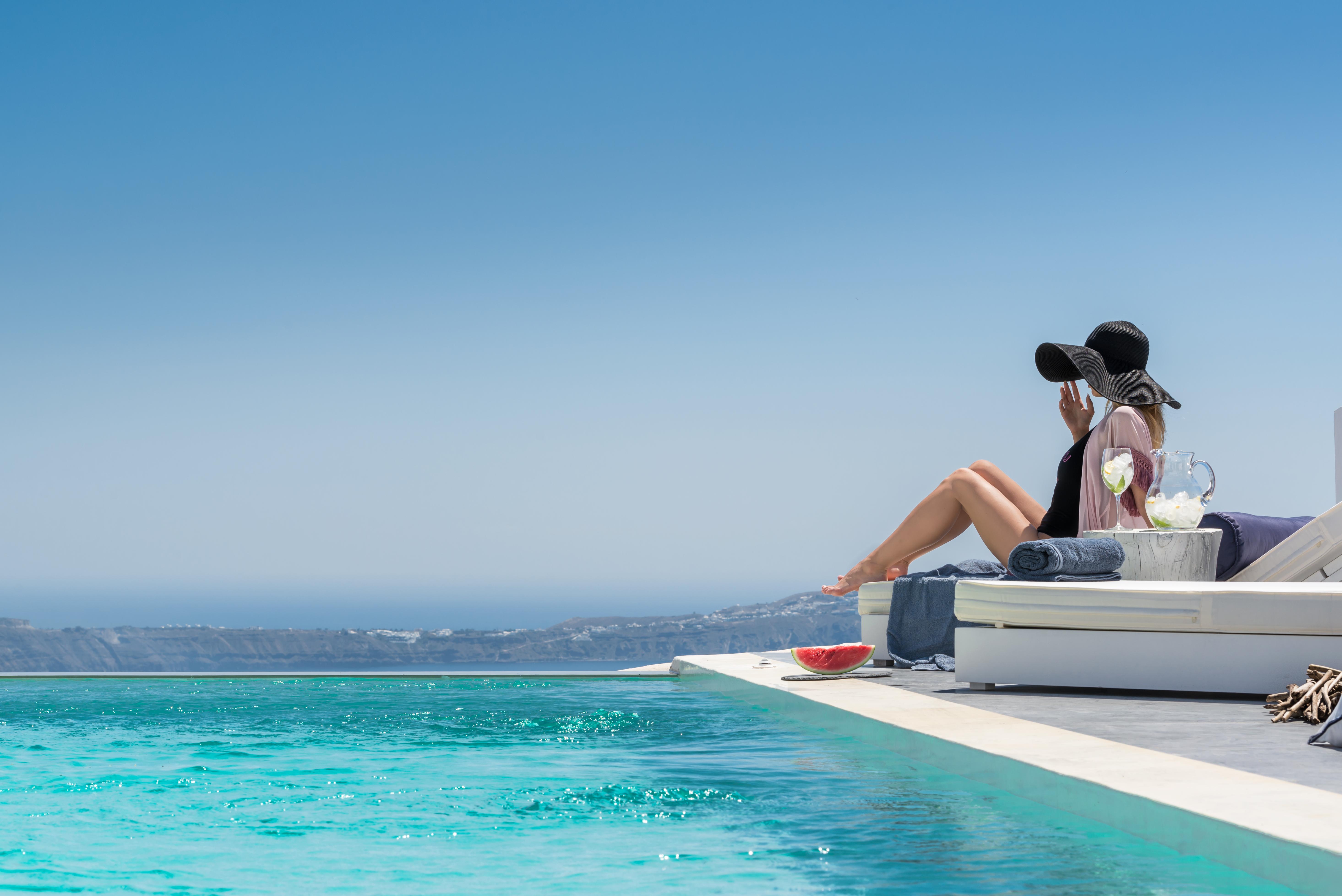 Mythical Blue Luxury Suites (Adults Only) Fira  Luaran gambar